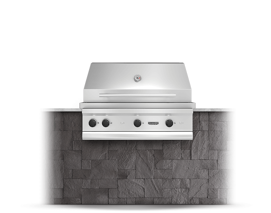 Gas fire grill head