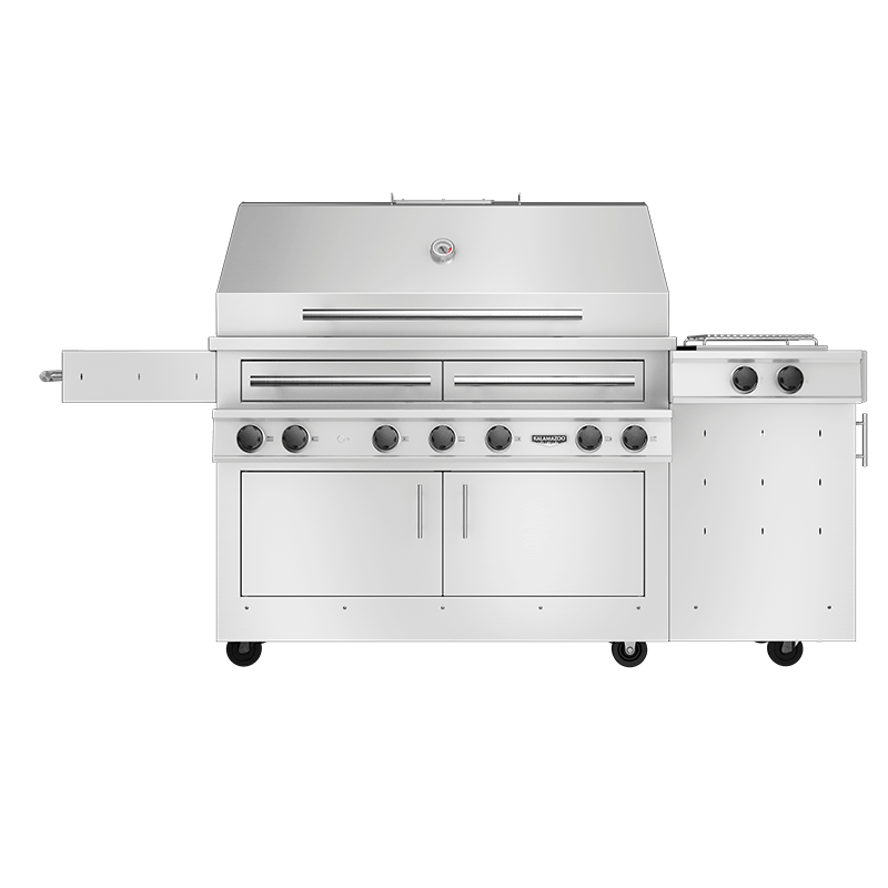 K1000HS Freestanding Hybrid Fire Grill with Side Burner Image